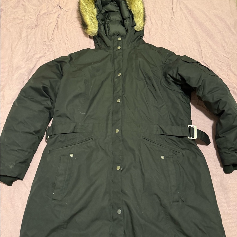 Eddie Bauer Charcoal Quilted Jacket